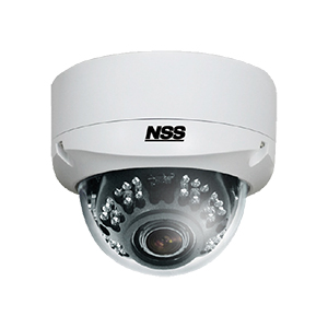 NSC-AHD933VPU ワンケーブルAHD防雨型赤外線搭載バリフォーカルレンズ内蔵ドーム型防犯カメラ