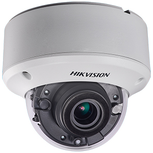 DS-2CE56D7T-VPIT3Z 2MP電動VFレンズ・赤外線搭載HD-TVI屋外設置対応ドーム型防犯カメラ