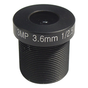 M12-3MP036IR 3メガピクセル対応f3.6mmミニレンズ
