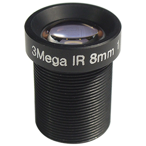 M12-3MP08IR 3メガピクセル対応f8mmミニ望遠レンズ