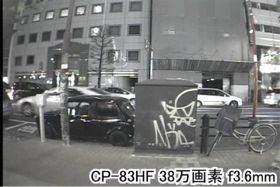 CP-83HF 夜間、屋外を撮影