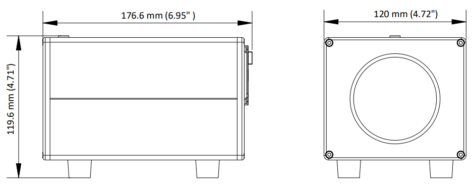 DS-2TE127-G4A 外形寸法図
