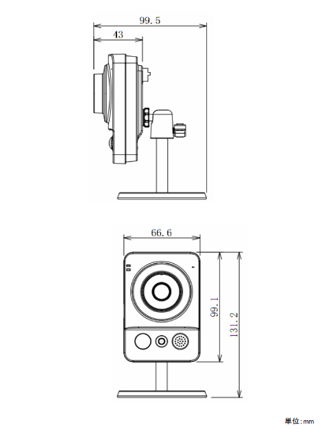 IPD-HU200AR 本体寸法図