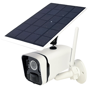 YKS-WF620SL4M Wi-Fiダイレクト通信・SDカード録画対応ソーラー充電式防雨型4MPネットワークカメラ