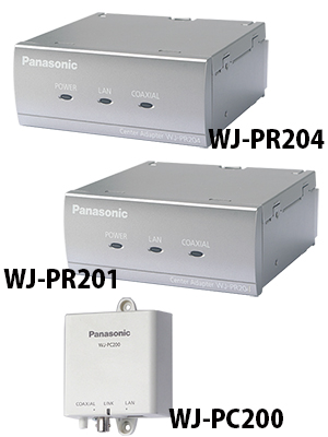 WJ-PR204/WJ-PR201/WJ-PC200 i-PRO SmartHD PoE給電機能付 同軸-LAN 